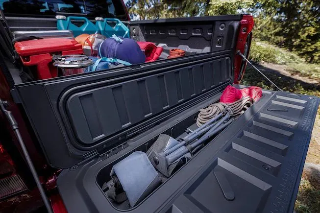 Integrated Tailgate Storage